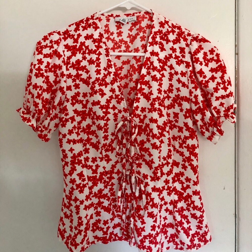 Topshop Floral Top
